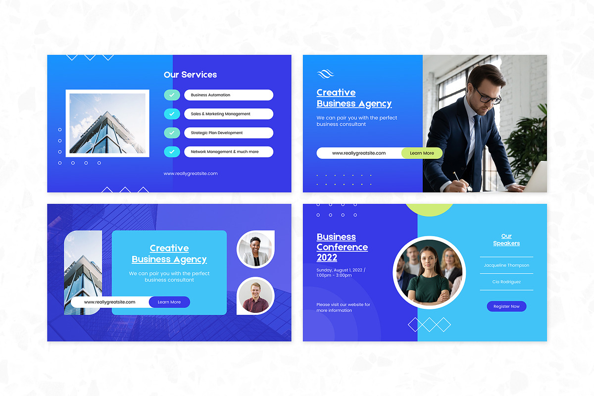 Business Facebook Cover Pack - Canva, a Social Media Template by Crevo Studio (Photo 3 of 8)