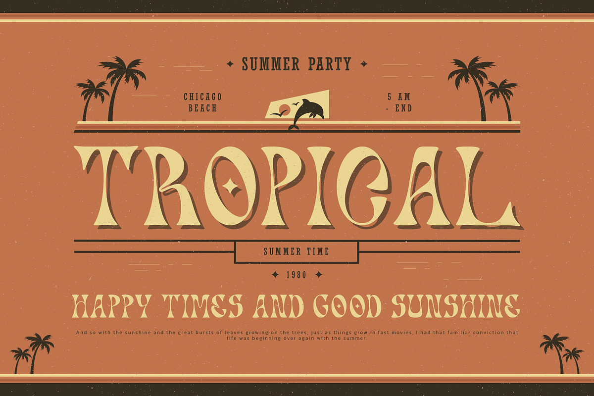 Summer Top Display Typeface, a Serif Font by infernostudio3 (Photo 2 of 11)