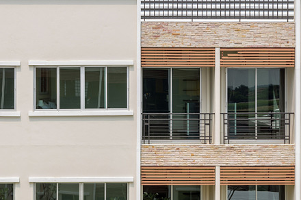 Closeup balconies and windows of apa, an Architecture Photo by Tzido Gallery