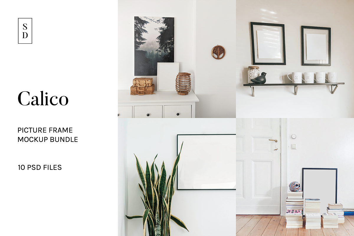 Frame Mockup Bundle - Calico, a Household Mockup by Saguaro Digital (Photo 1 of 15)