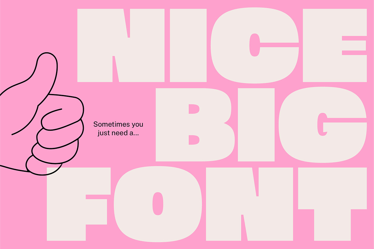 Cheers Big Sans - Chunky Sans Serif, a Sans Serif Font by BTYPE (Photo 3 of 15)