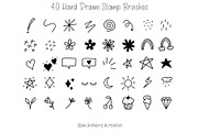 DOODLE BUNDLE - Procreate Stamps, a Brush Add-On by Michelle Kirsch Creative (Thumbnail 3 of 32)