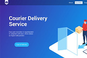 Isometric landing page template, a Templates & Theme by Genestro Shop (Thumbnail 2 of 5)