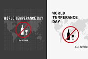 World Temperance Day Banner Template, a Poster Template by Graphicspixel (Thumbnail 6 of 6)