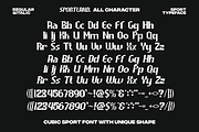 Sportland - Sport Race Font, a Sans Serif Font by Pandeka Studio (Thumbnail 12 of 12)