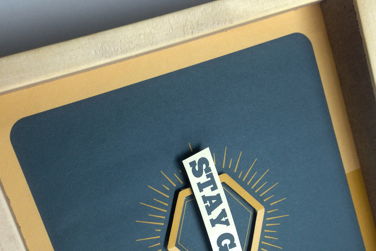 Typography Papercut Template, a Stationery Template by GrouchlambInc