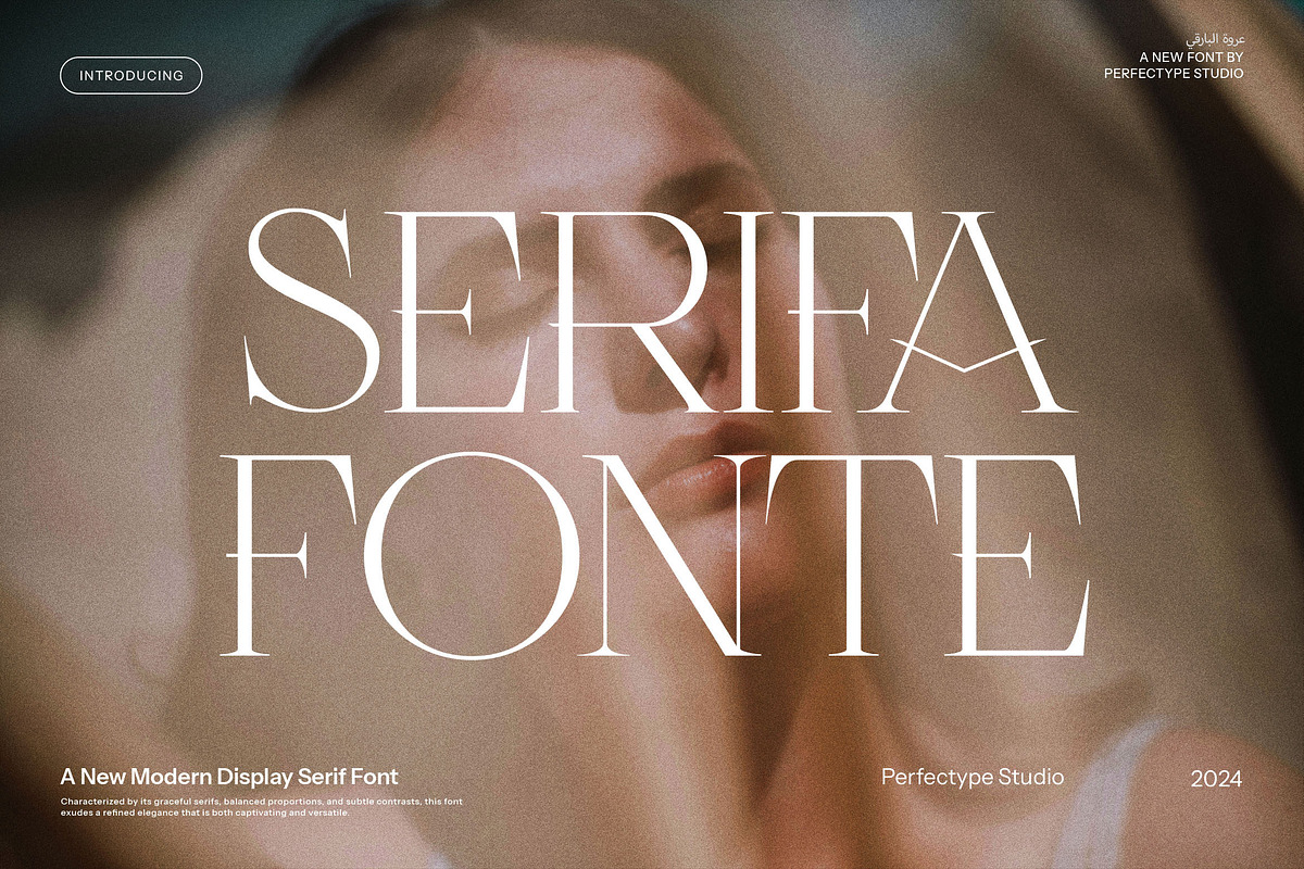 Serifa Elegant Serif Font, a Serif Font by Perfectype (Photo 1 of 8)