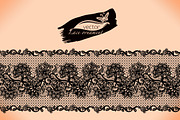 Lace ribbon seamless pattern, a Background Graphic by Vikpit (Thumbnail 3 of 3)