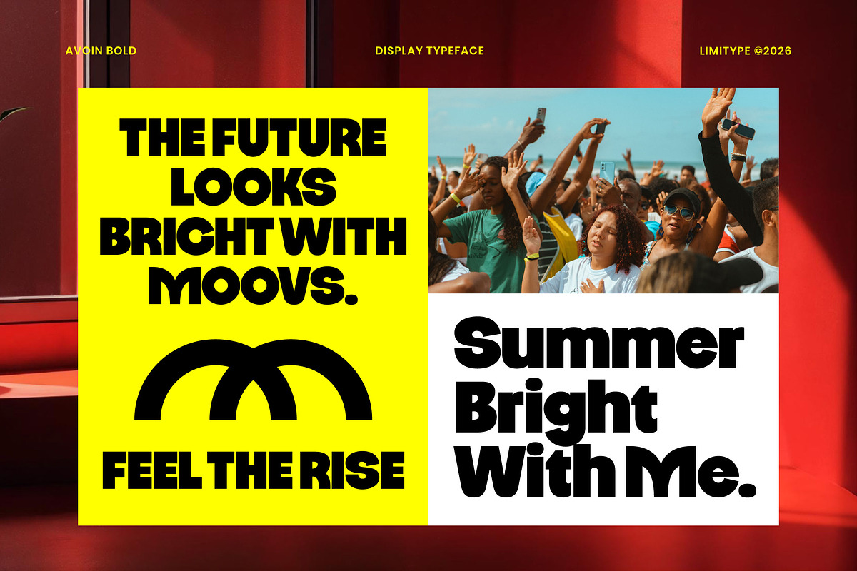 Avoin - Modern Bold Font, a Sans Serif Font by limitype (Photo 4 of 10)