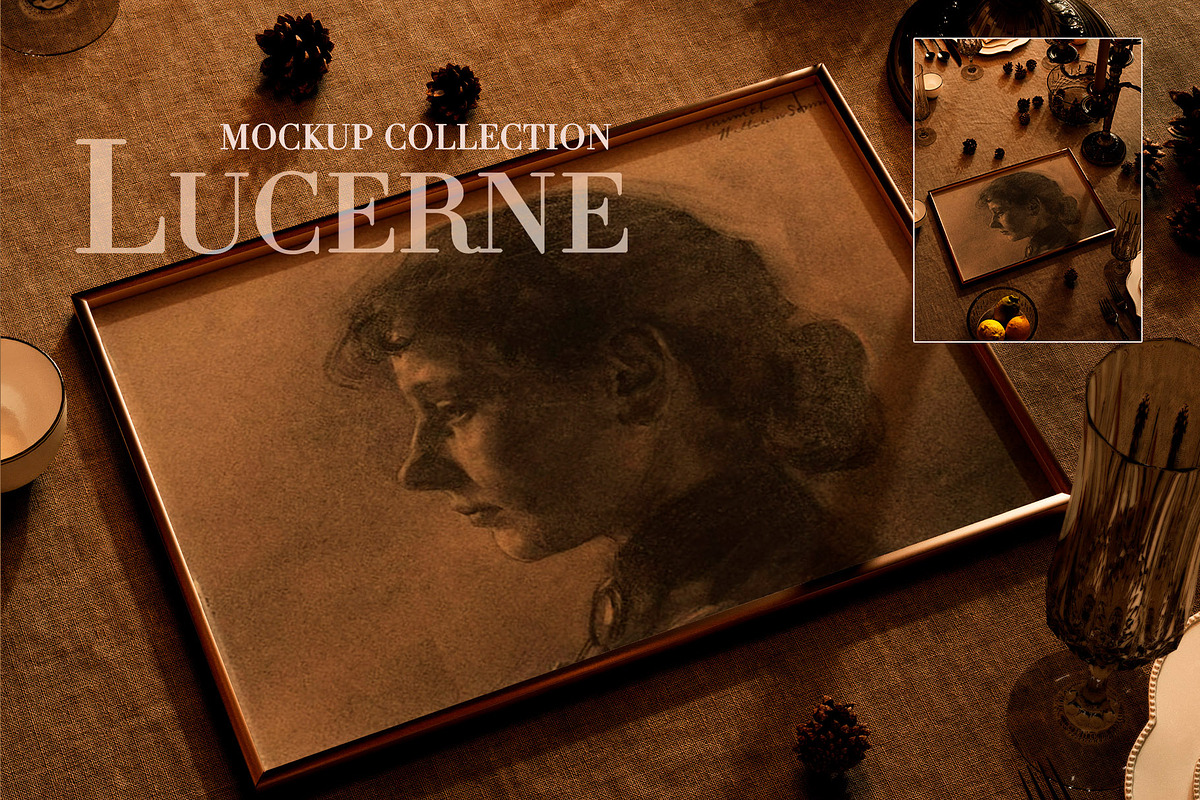 Lucerne room & Rustic Mockup Frame, a Household Mockup by LAMIA DESIGN (Photo 14 of 16)