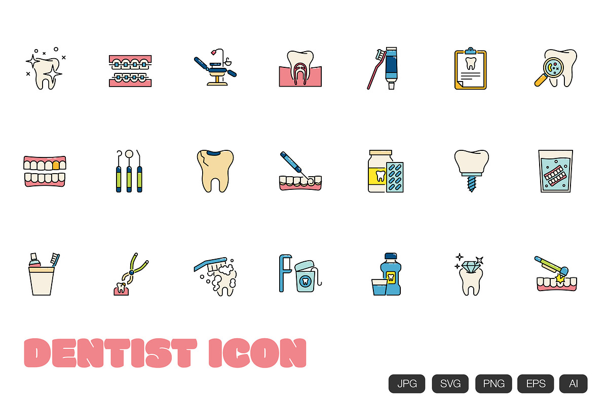 21 Dentist Icon, an Icon by vintagio