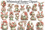 Whimsical Easter Clipart, an Illustration by Designworld (Thumbnail 1 of 6)