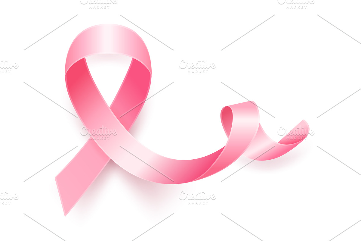 Pink ribbon, Breast Cancer Awareness, an Object Graphic by Gomolach (Photo 4 of 9)