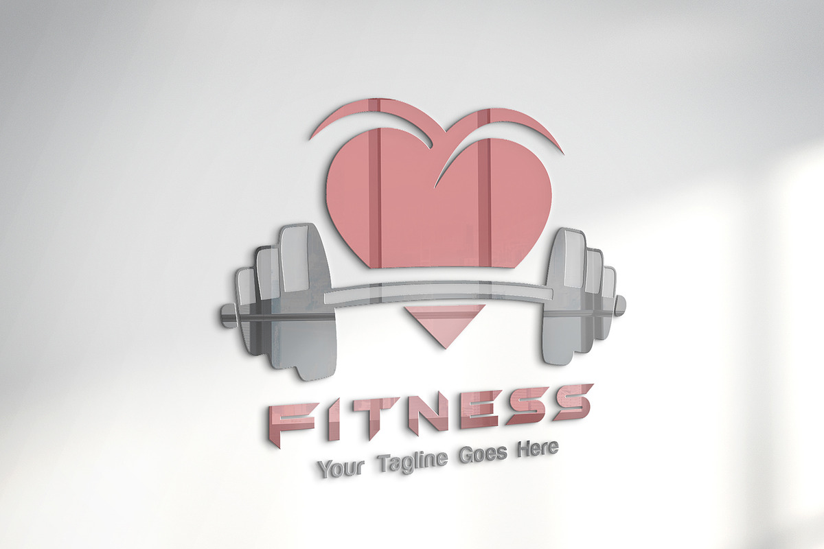 Modern Fitness Logo Design Template, a Branding & Logo Template by YUDesignStore (Photo 3 of 7)