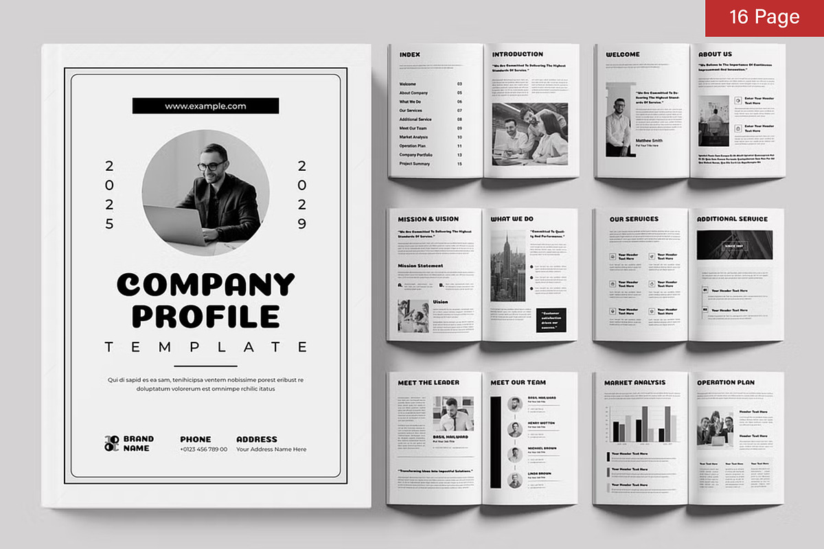 Company Profile Bundle, a Brochure Template by ContestDesign (Photo 21 of 24)