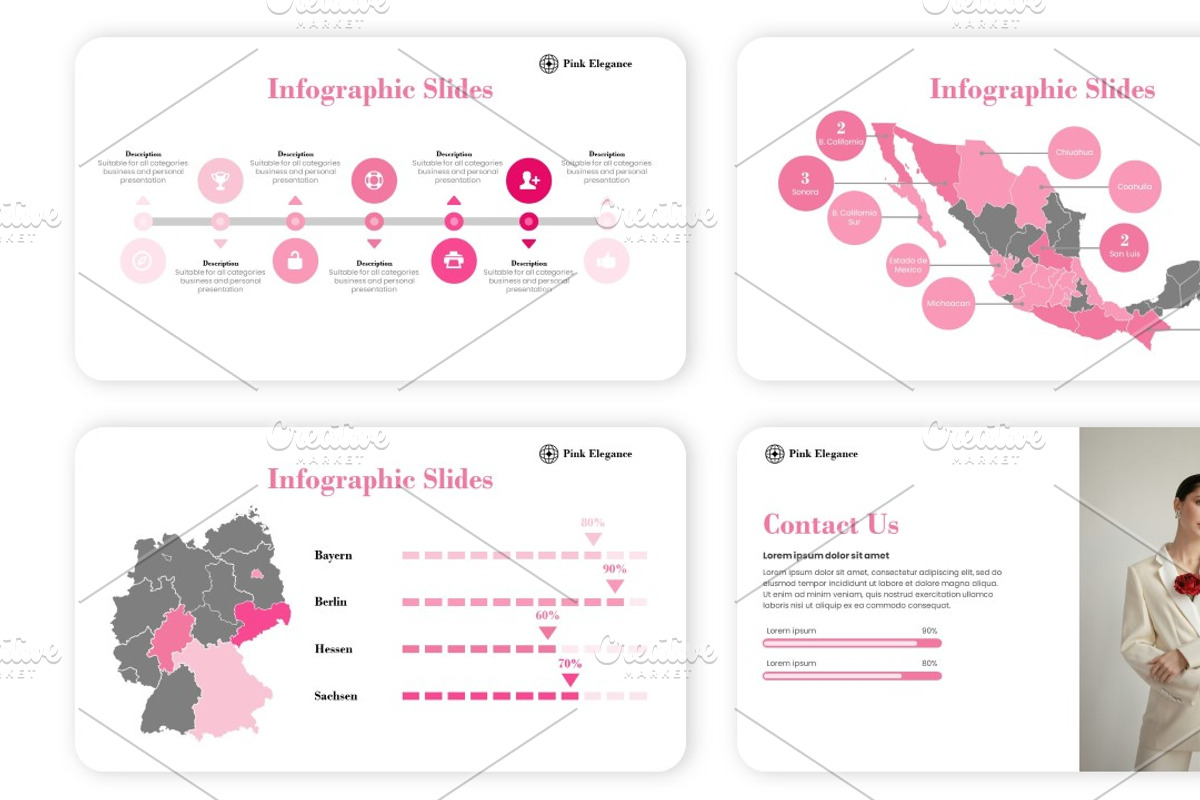 Pink Elegance Presentation, a Presentation Template by Interpitch (Photo 8 of 8)
