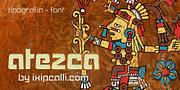 Atezca, a Sans Serif Font by Ixipcalli (Thumbnail 1 of 5)