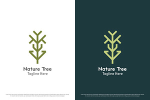 Abstract Nature Tree Logo Design, a Branding & Logo Template by Morvana Crew
