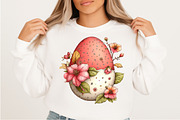 Whimsical Easter Eggs & Flower Png, an Illustration by Craft Nest (Thumbnail 7 of 11)