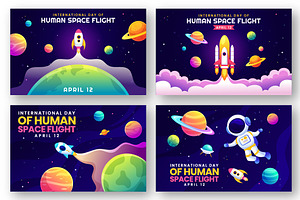 12 Human Space Flight Day