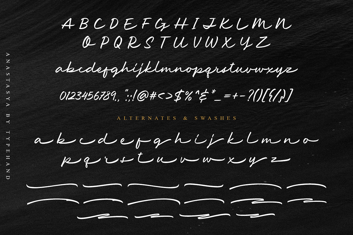 Anastasya - Signature Script, a Script Font by Typehand Studio (Photo 6 of 9)