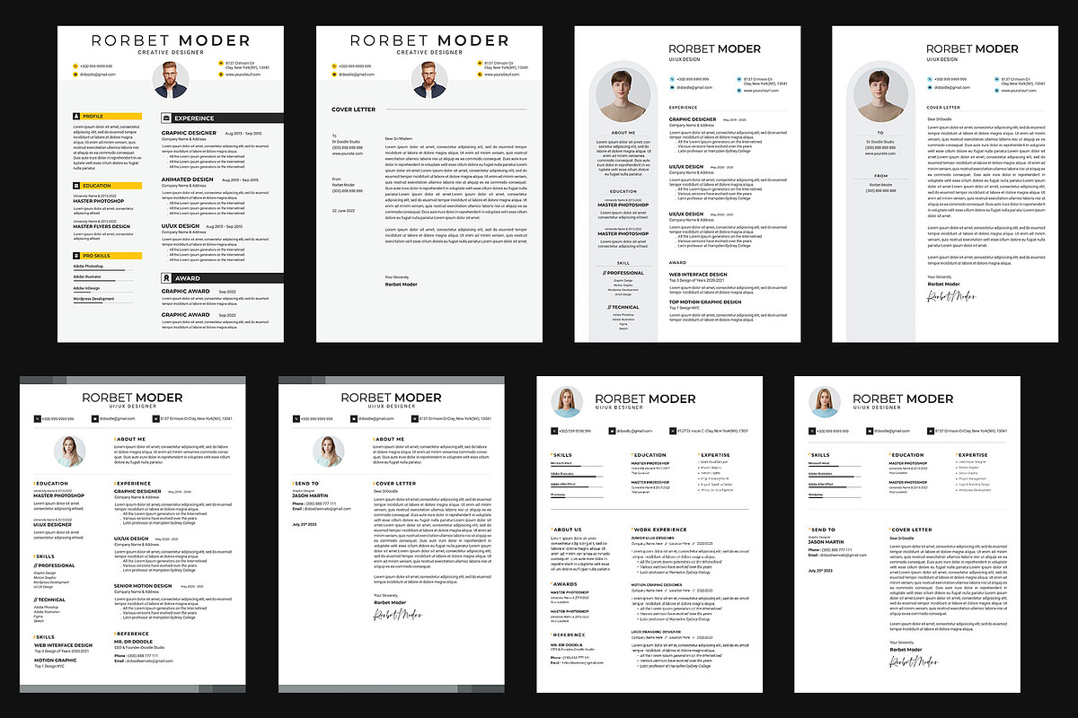 Xoai | Resume CV Kit, a Print Template by iDoodle Studio (Photo 5 of 7)