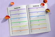 Rainbow Undated Planner (Full Year), a Stationery Template by Mustafiz (Thumbnail 3 of 10)