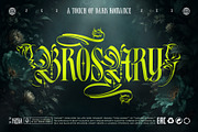 Majesty Rosaria Typeface, a Blackletter Font by alit design (Thumbnail 2 of 20)