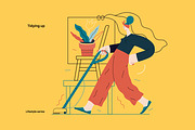 Lifestyle vector ills, color 2, a Templates & Theme by Grivina's shop (Thumbnail 4 of 18)