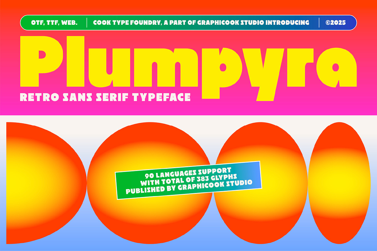 Plumpyra, a Sans Serif Font by graphicook (Photo 1 of 10)