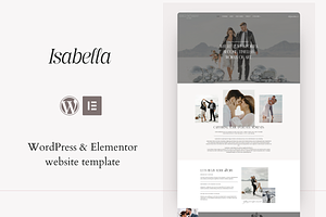 Isabella | WordPress, Elementor pro