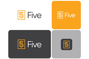 Number 5 Line Art Logo, a Branding & Logo Template by ika trisiana (Thumbnail 2 of 2)