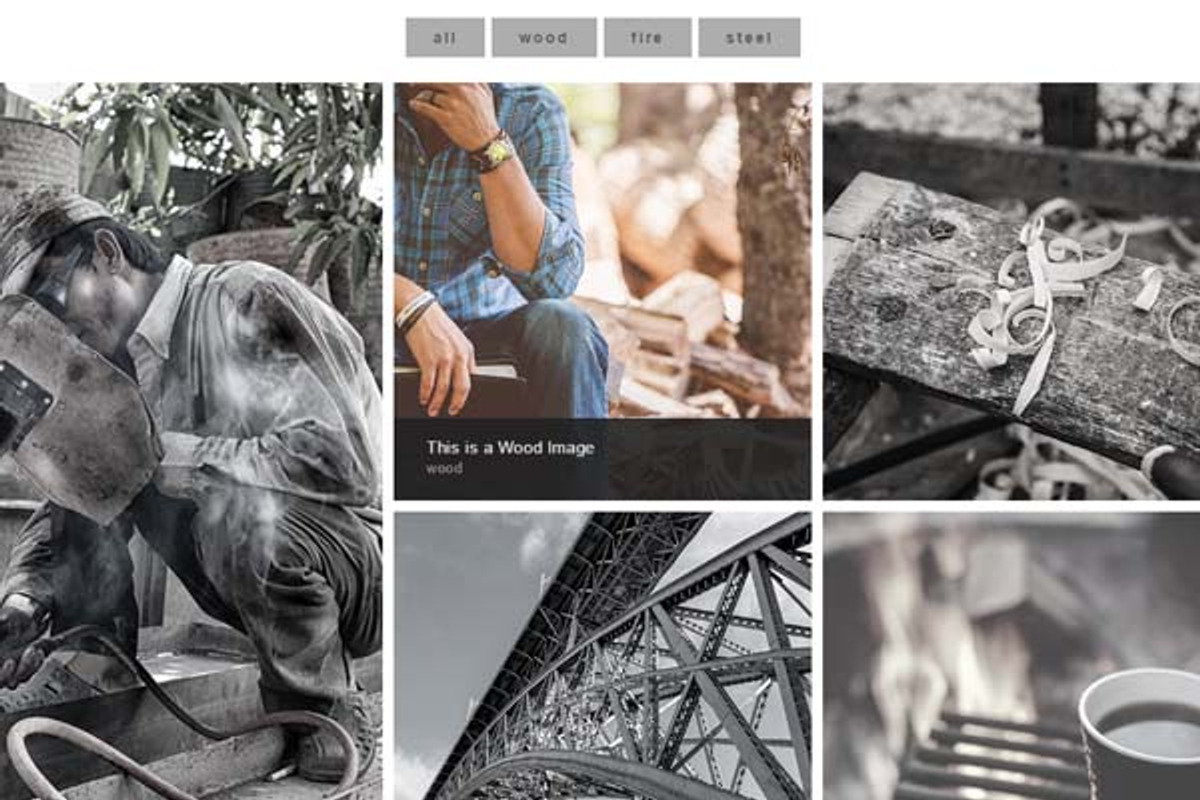 Gallery | Masonry portfolio, a Plug-in Add-On by Spark Tools (Photo 1 of 3)