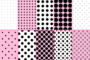 Polka Dot Procreate Brush Set