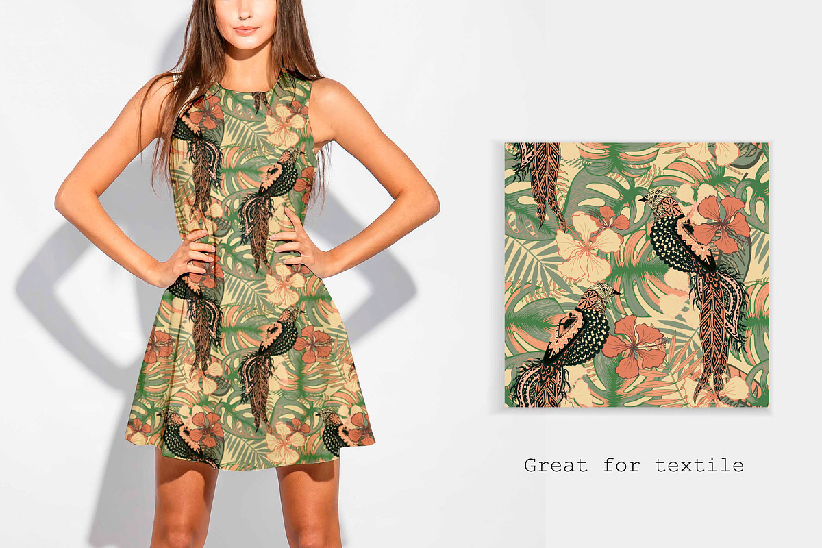 Bird of paradise collection, a Pattern Graphic by Polanika (Photo 7 of 8)