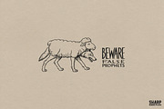 Beware False Prophets Wolf In Sheep, an Object Graphic by SharpMarketplace (Thumbnail 1 of 4)