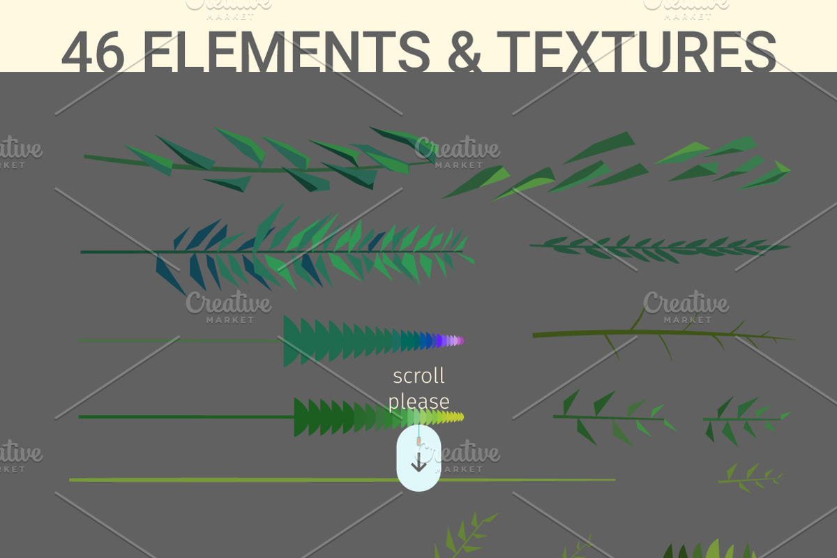 Creative landscape construction kit, an Object Illustration by Digithings (Photo 9 of 10)