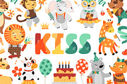 Happy Birthday. Kids illustrations., an Animal Illustration by Luba Vega (Thumbnail 20 of 20)