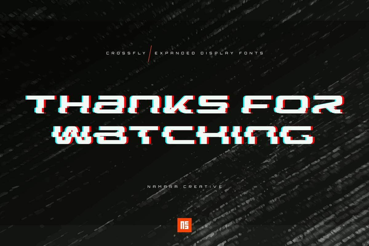 Crossfly Expanded Display Fonts, a Font by Namara Creative Studio (Photo 12 of 12)
