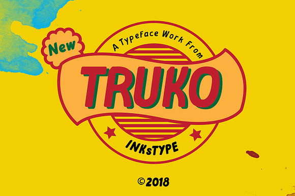 TRUKO-Typeface preview 6