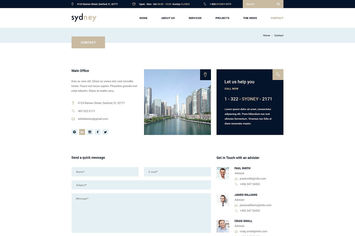 Sydney- Premium Finance/Business PSD, a Websites & App Template by Milo Studio (Photo 17 of 18)