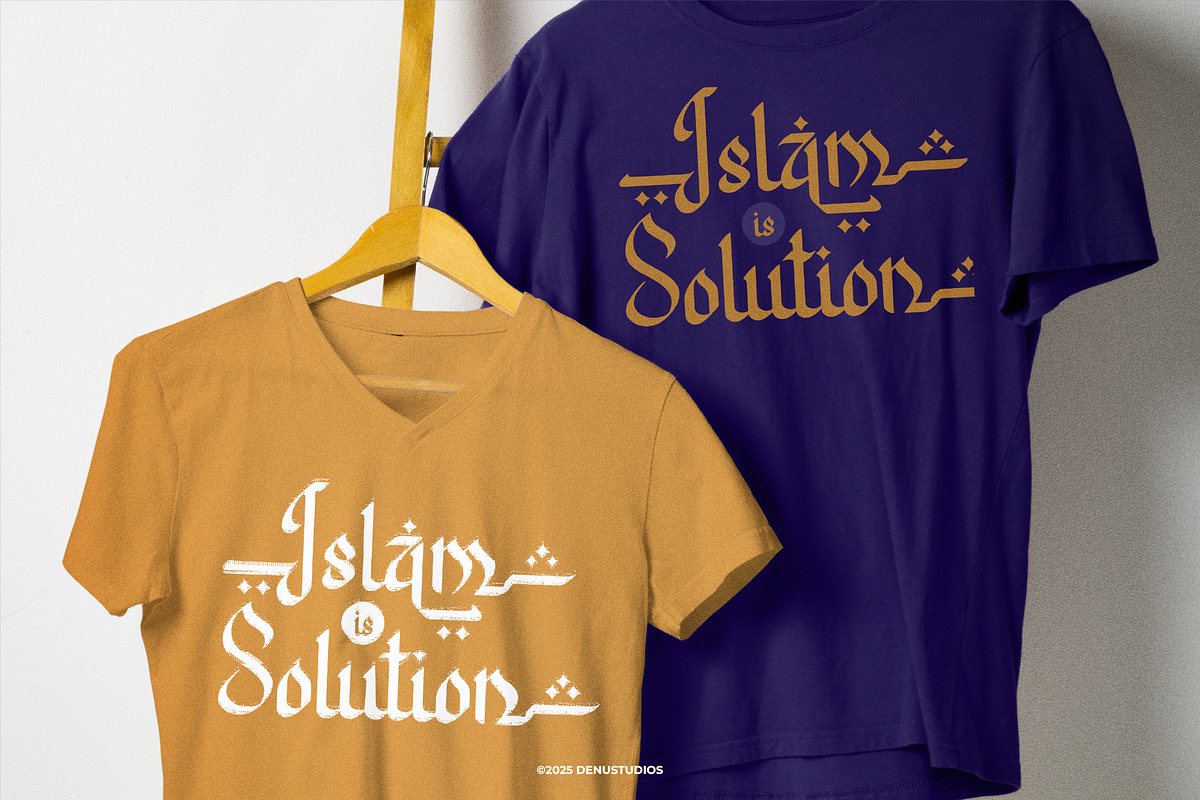 Barqah | Islamic Style Font, a Script Font by Denustudios (Photo 8 of 12)