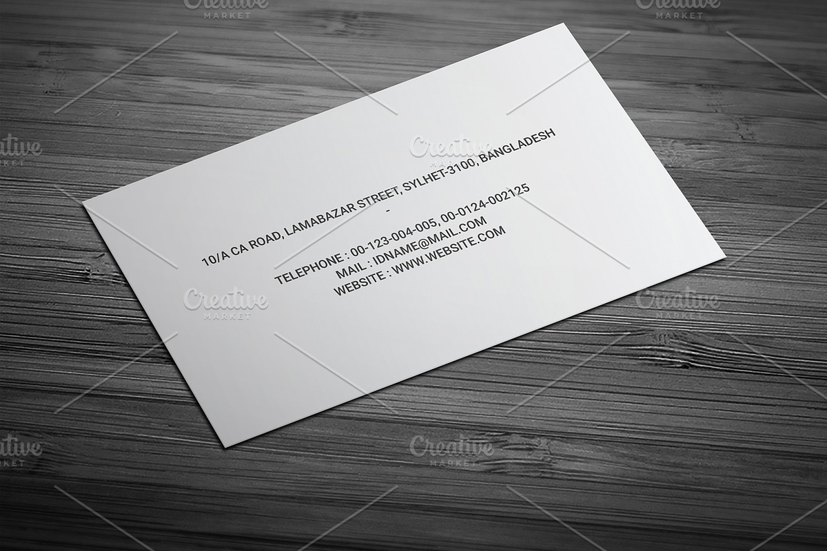 Minimal Business Card, a Business Card Template by Helal Shop (Photo 2 of 3)