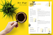 Creative Resume / CV Bundle - Amelia, a Resume Template by Templates Design Co. (Thumbnail 2 of 17)