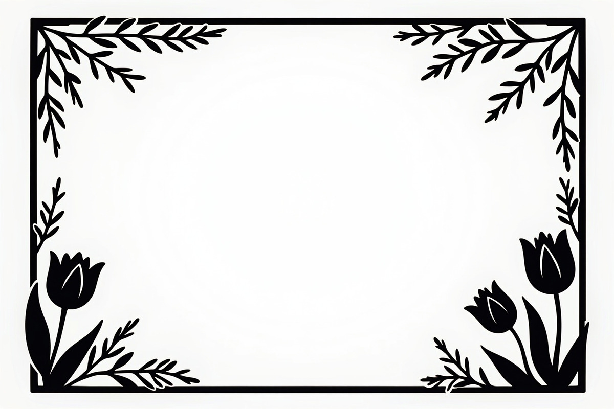 Lotus Floral Frame Bundle Set, an Illustration by BIPLOB EXPERT (Photo 4 of 9)