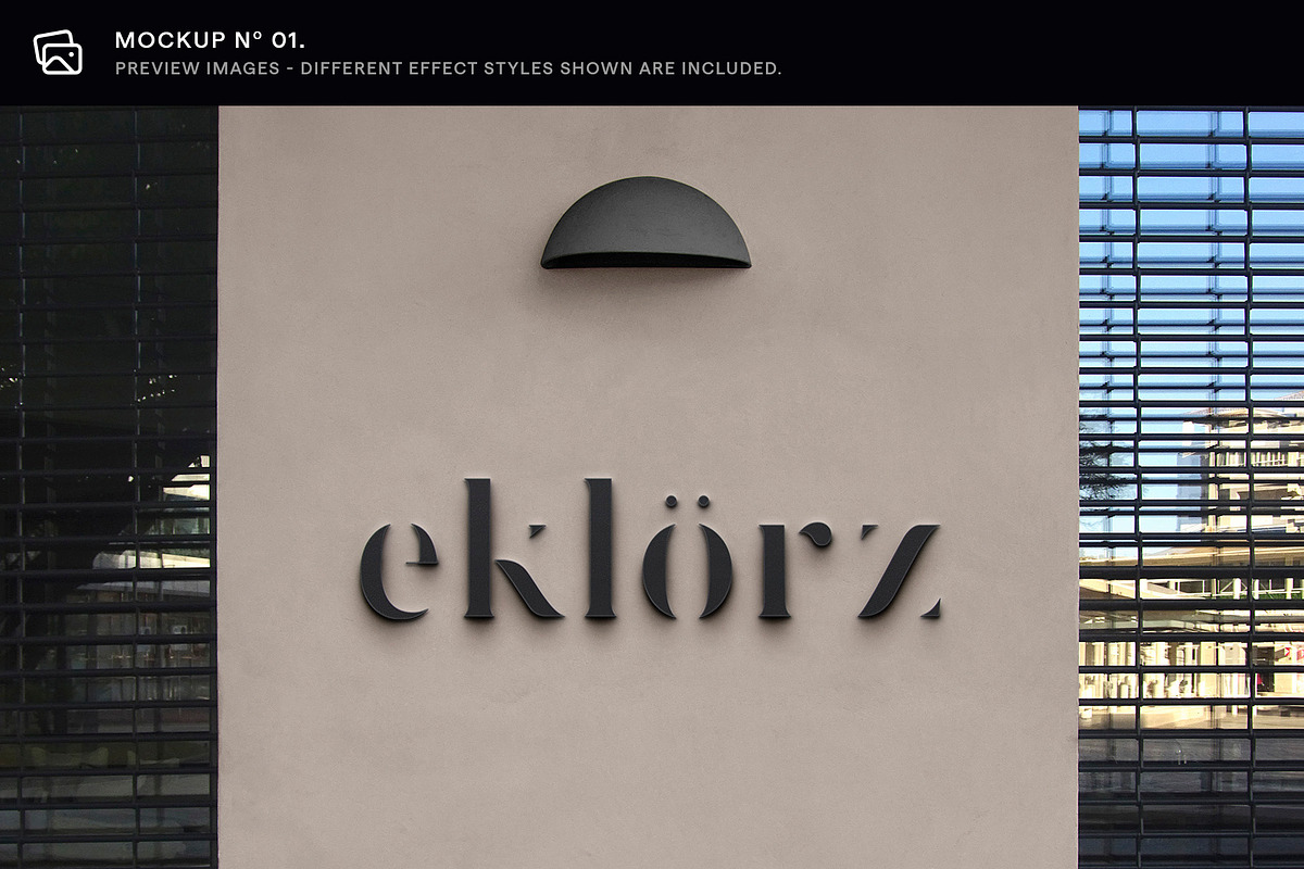 30 Signs & Facade Logo Mockups - V3, an Advertising Mockup by Asylab (Photo 8 of 38)