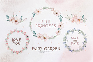 Fairy Garden Watercolor Collection