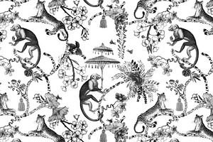 Chinoiserie Whimsy - Pattern