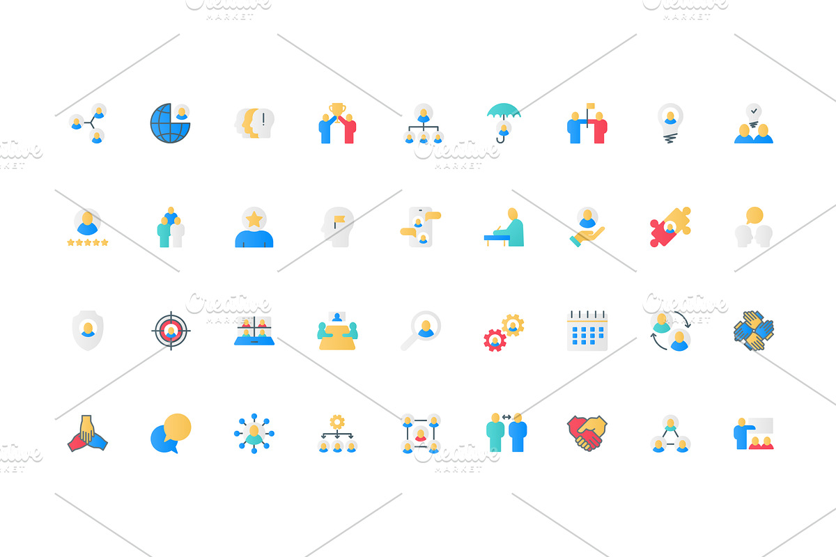 Collaboration and teamwork, a Person Illustration by Lemberg Vector