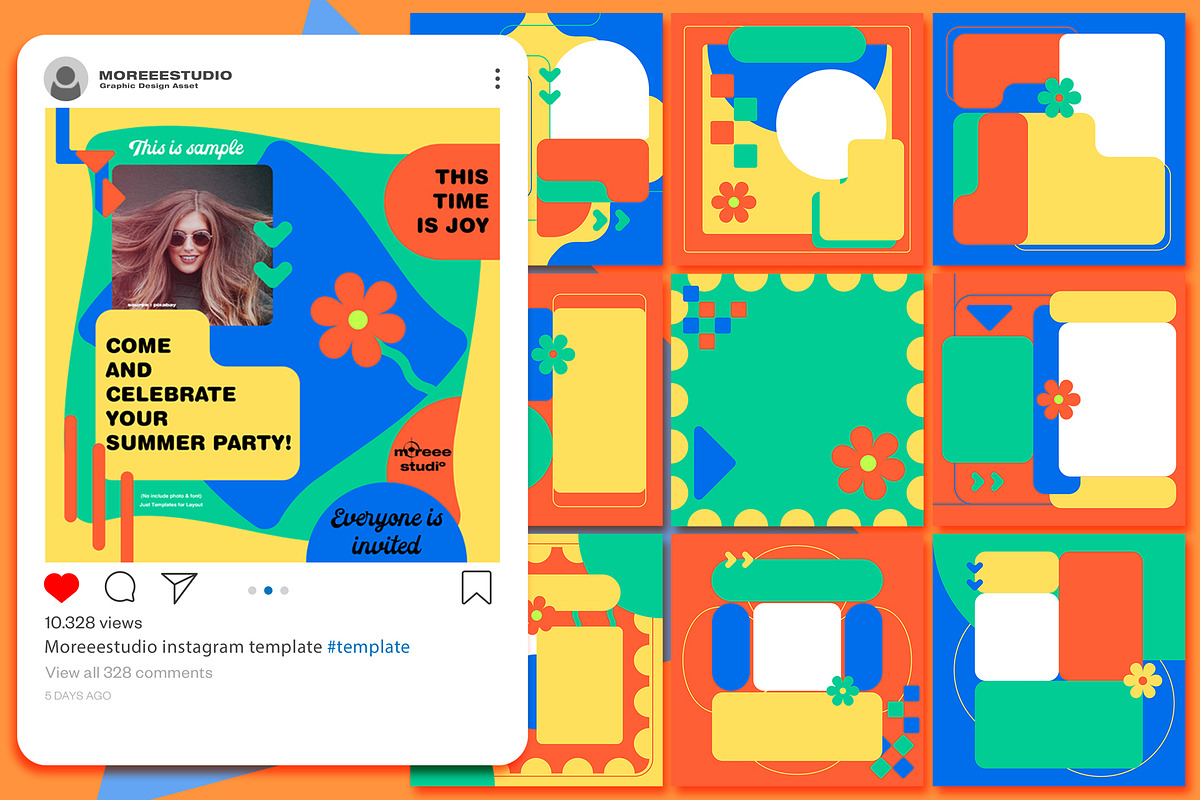 Summer Templates, a Social Media Template by moreeestudio (Photo 3 of 7)